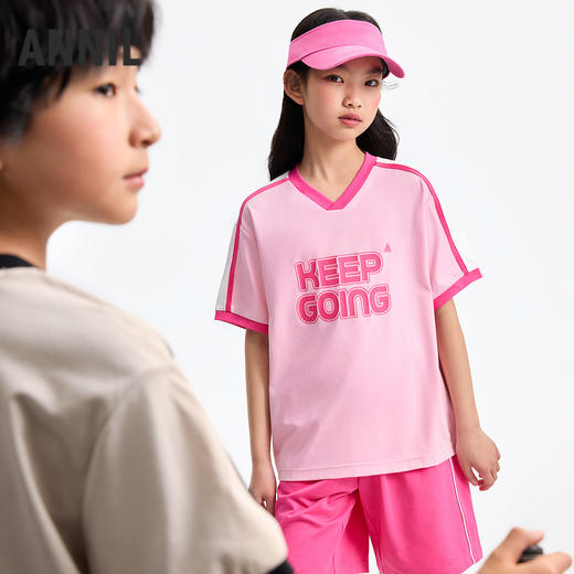 男女童SORONA凉感套装夏季新款安奈儿童装EM521130 商品图1