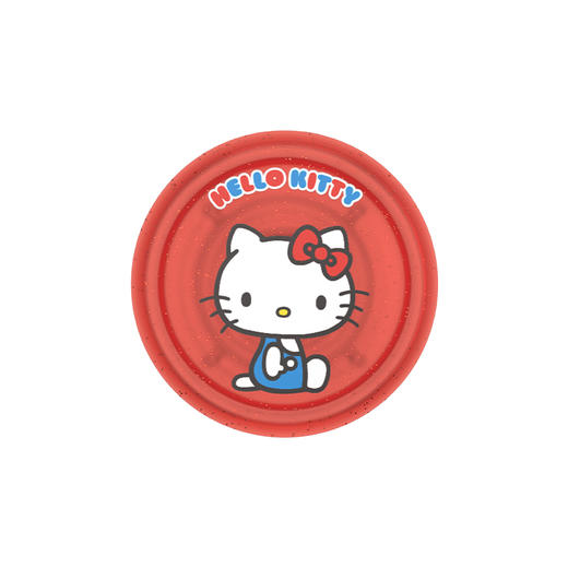 【零食天堂】经典坐坐 经典款 PopSockets x Hello Kitty 合作系列 POPGRIP泡泡骚手机粘贴式气囊支架 Glitter闪粉亮片系列 红色 凯蒂猫 卡通联名 商品图2