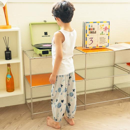 origmoimoi全棉防蚊裤【品牌直供】韩国moimoi全棉儿童休闲裤防蚊裤宝宝家居裤男孩女孩长裤郊游裤 商品图4