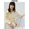 VIMAGE/纬漫纪春季新款时尚个性设计宽松帅气100%棉衬衫上衣V1709305 商品缩略图0