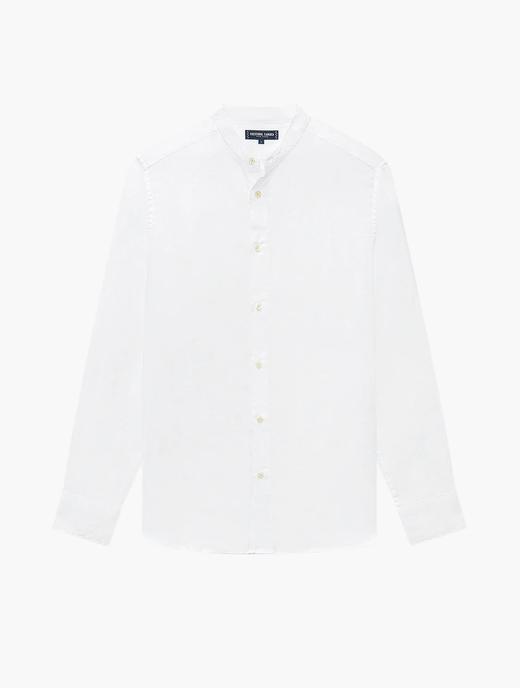 Frescobol Carioca - Jorge Linen Shirt L/S - White - 男装 - 衬衫 - 白色 商品图0