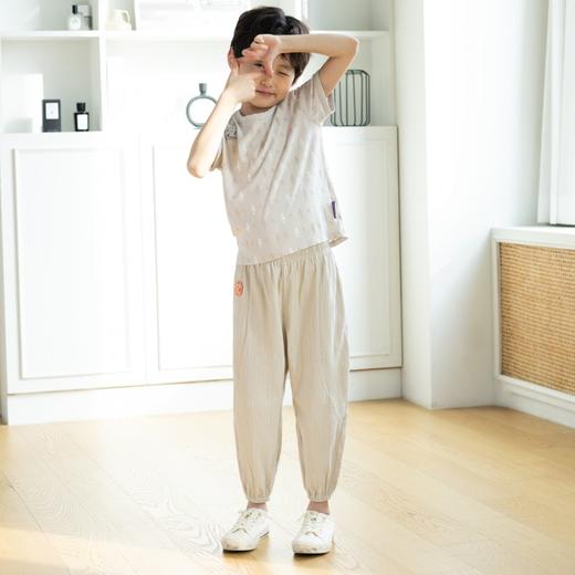 origmoimoi全棉防蚊裤【品牌直供】韩国moimoi全棉儿童休闲裤防蚊裤宝宝家居裤男孩女孩长裤郊游裤 商品图5