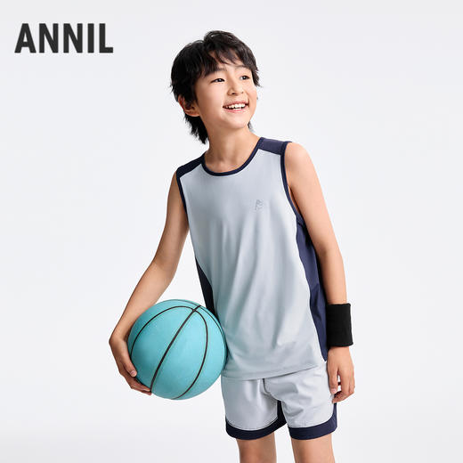 男童背心套装夏季新款安奈儿童装EB522126 商品图2