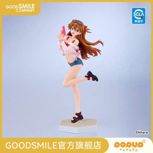 【GSC补款】POP UP PARADE BEACH QUEENS 式波·明日香·兰格雷 L size 新世纪福音战士新剧场版 商品图0