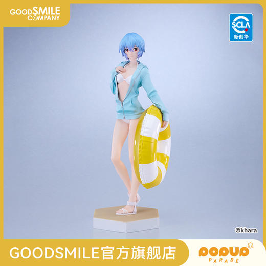 【GSC现货】POP UP PARADE BEACH QUEENS 绫波零 L size 新世纪福音战士新剧场版 商品图0