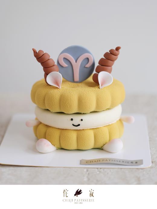 白羊座慕斯(很小）（翻糖比较沉，收到尽快食用） 商品图3