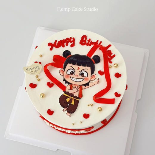 丝带哪吒蛋糕 商品图0