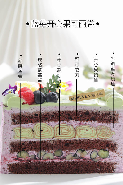 蓝莓开心果可丽卷 商品图1