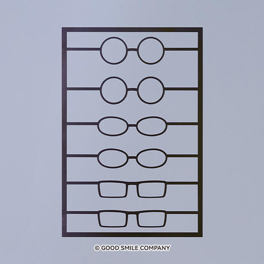 【GSC现货】粘土娃 蚀刻眼镜套装 商品图1