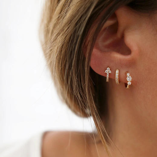 北京仓｜Leo sedim-GINKGO-金色 单只 耳钉［法国设计师］ 商品图2