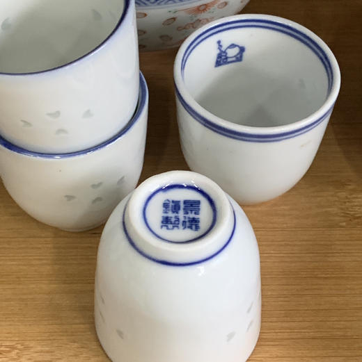 【苏州】1970s中国景德镇玲珑杯/碗/勺 商品图9