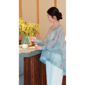 【2026东衣作】浅浅 · 阔腿裤（25709096云白-设计师）