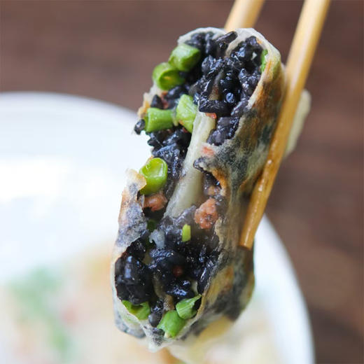 脆皮豇豆饼 加热即食手工杂粮无添加 腊肠/乌米味(dbxb) 商品图3