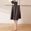 EITIE爱特爱经典伞裙高腰A字通勤OL百搭显瘦半身裙春新款A2506523 商品缩略图10