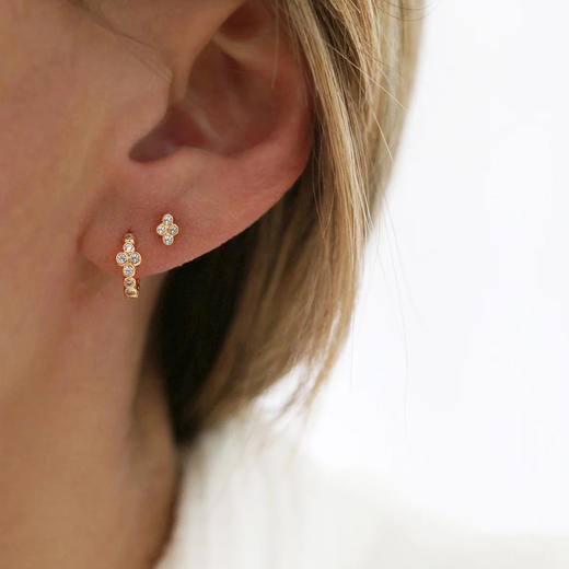 北京仓｜Leo sedim-EDEN-金色 单只 耳钉［法国设计师］ 商品图2