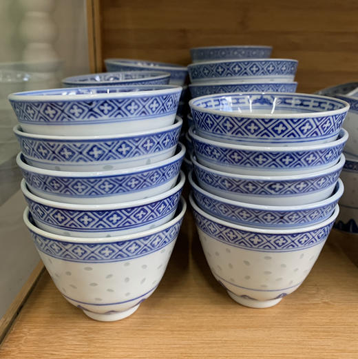 【苏州】1970s中国景德镇玲珑杯/碗/勺 商品图1