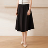 EITIE爱特爱经典伞裙高腰A字通勤OL百搭显瘦半身裙春新款A2506523 商品缩略图6