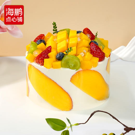【同城配送】海鹏-香芒芭提雅动物奶油蛋糕 商品图3