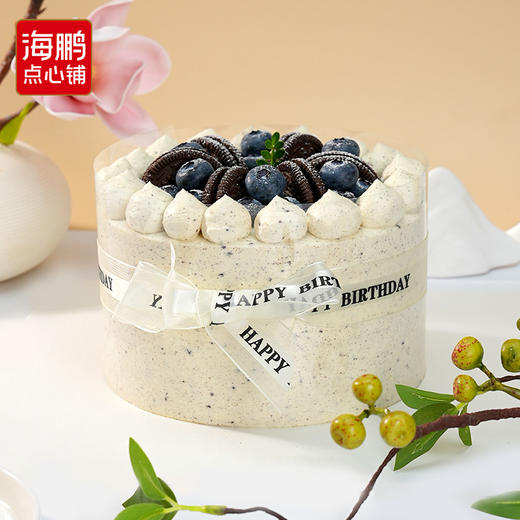 【同城配送】海鹏-蓝莓奥巧动物奶油蛋糕 商品图0