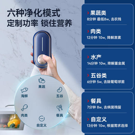 欧瑞氏uorris果蔬清洗机洗菜净化器消毒洗蔬菜水果神器厨房家用 商品图2