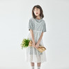 棵初2025年夏季新款女童两件套连衣裙叠穿长款T恤雪纺罩衫套装裙 商品缩略图2