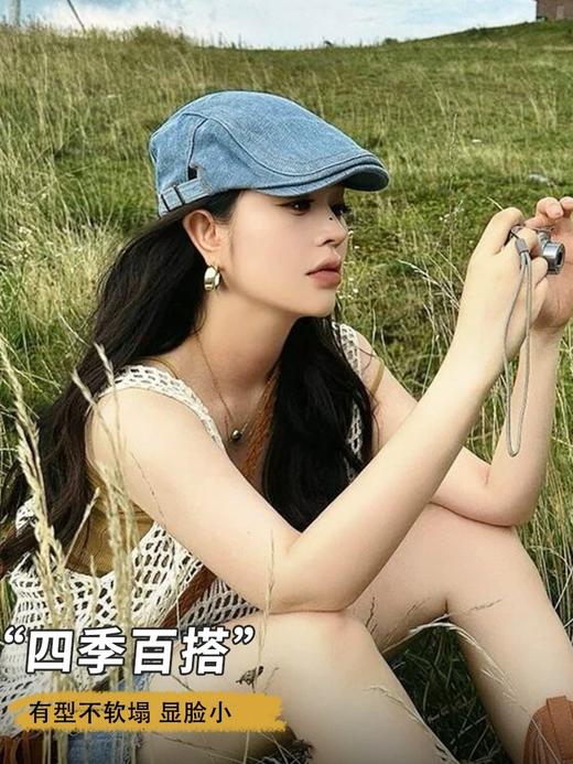 日系复古贝雷帽 商品图4