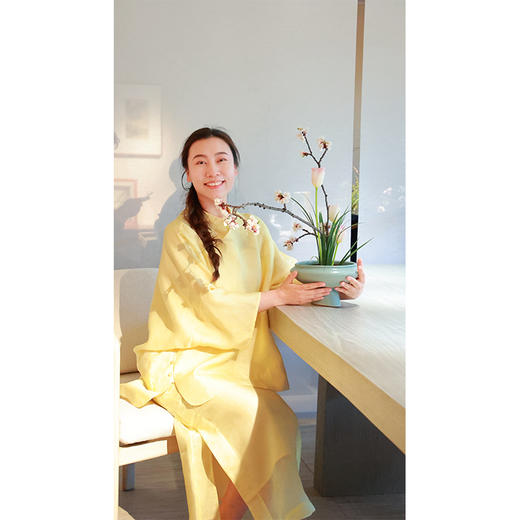 【2026东衣作】小黄鹂 · 新中式半裙（25706098黄栗留-高定款） 商品图4
