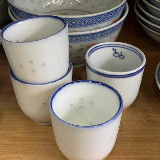 【苏州】1970s中国景德镇玲珑杯/碗/勺 商品图8