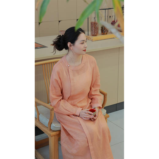 【抖音专属】新中式连衣裙（25707114琼蕊-设计师） 商品图1