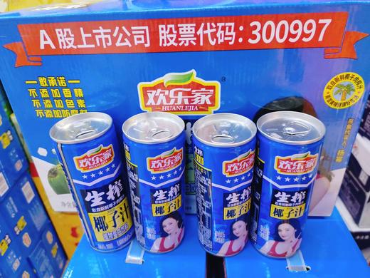 欢乐家生榨椰子汁一箱 商品图1