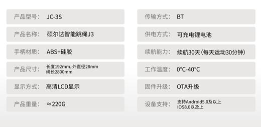 【积分兑换】乐心体育 智能跳绳 精准计数（颜色随机） 商品图5