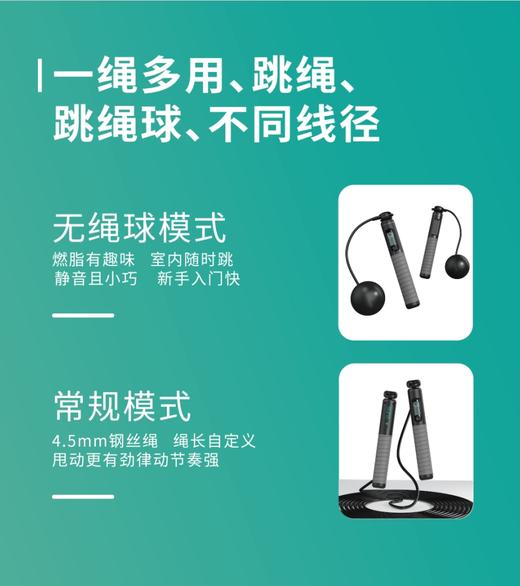 【积分兑换】乐心体育 智能跳绳 精准计数（颜色随机） 商品图2
