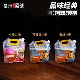 燕京原浆鲜啤-品味经典（3种口味，共5.5L）