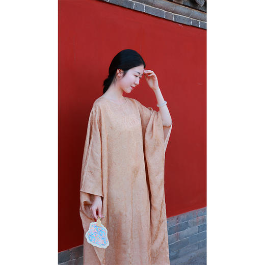 【抖音专属】新中式连衣裙（25707108紫磨金-设计师） 商品图1