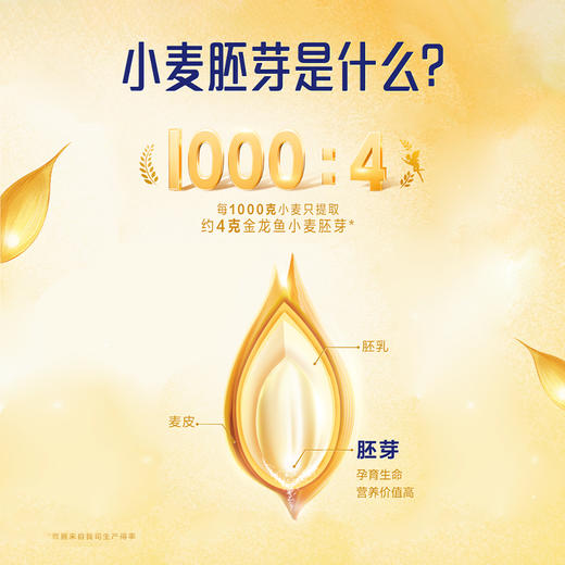 【低GI】金龙鱼丰益堂即食小麦胚芽30克*16袋*1盒  多重营养 新老包装发货 商品图1