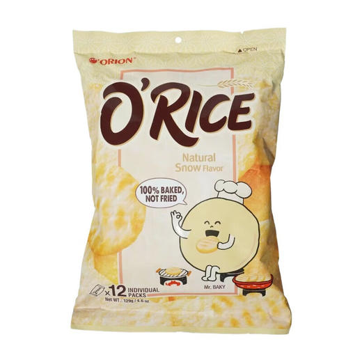 RION牌雪饼129g/056976 非油炸超薄酥脆 商品图0
