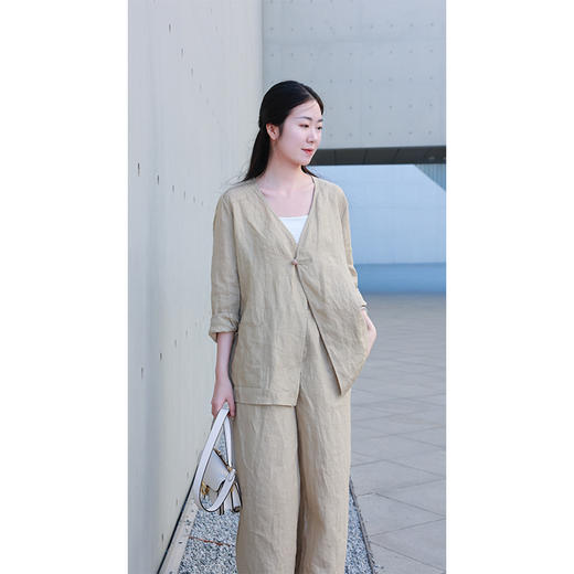 【抖音专属】新中式上衣（25705116赭罗-设计师） 商品图0