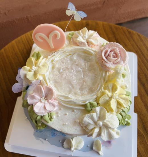 蝶恋春花｜白羊座生日蛋糕 商品图1