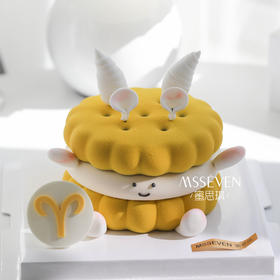 emoji白羊座·开心果树莓慕斯