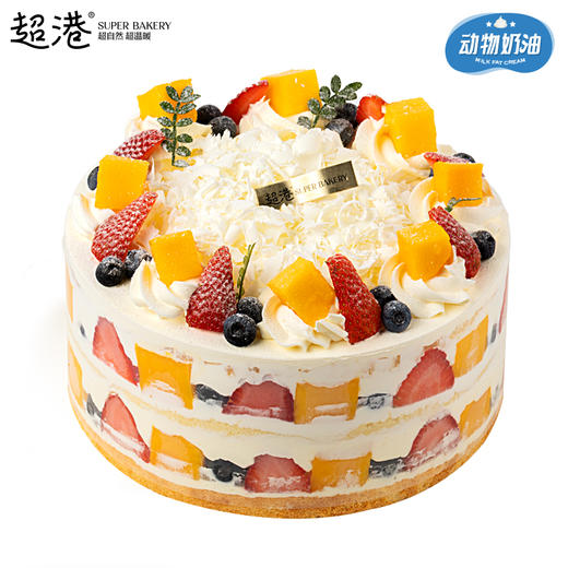 淡奶裸蛋糕 生日蛋糕 商品图0