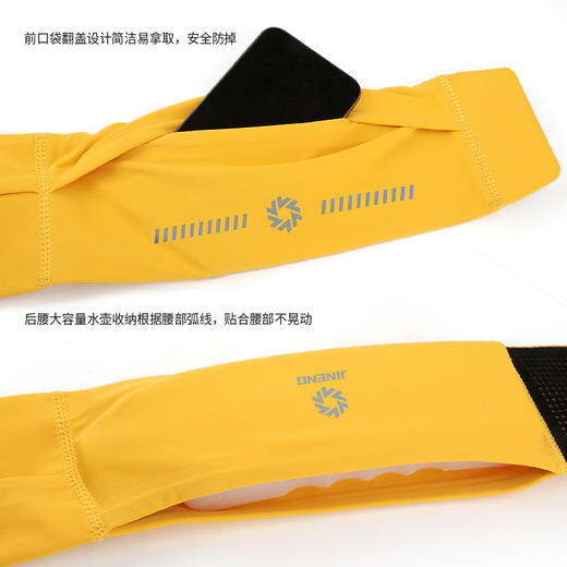 积能跑步运动大容量放置腰包马拉松专用魔术贴腰包轻便透气运动 商品图3