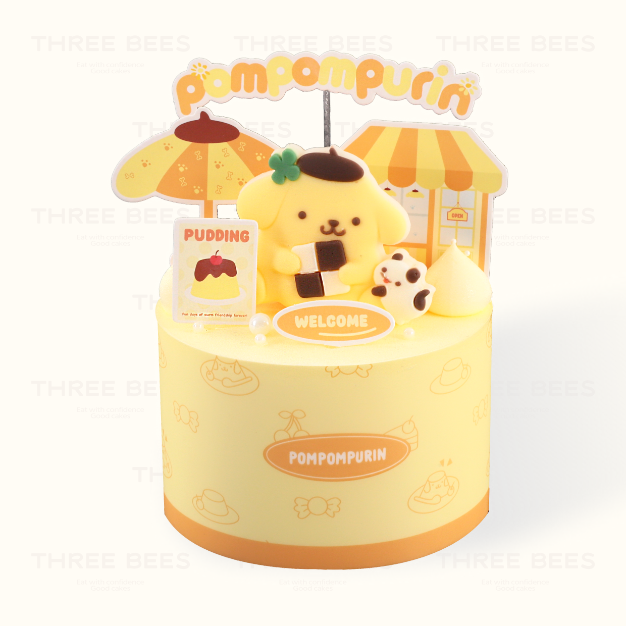 【4英寸】布丁狗 · 甜蜜妙妙屋（2-3人份）