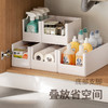 懒角落橱柜收纳盒直角长方形厨房桌面整理盒子杂物零食收纳储物筐 商品缩略图4