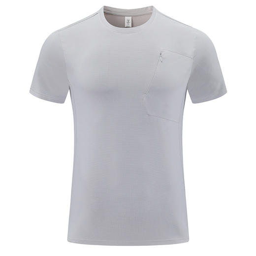 跃牌【PF系列】2025运动短袖男夏季休闲健身通勤登山圆领速干男士T恤61206 商品图4