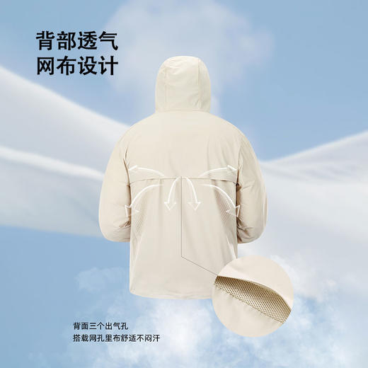 积能 2025新款户外跑步运动冰丝防晒衣男女户外运动骑行通勤城市户外 商品图2