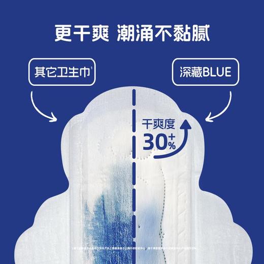 她研社深蓝BLUE棉柔日用卫生巾240【21003470】 商品图5