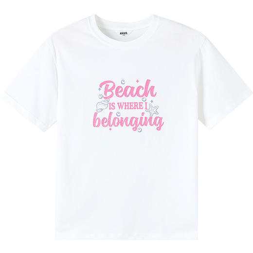 【宽松随性百搭T】女童圆领速干短袖t恤oversize夏季新款安奈儿童装小程序专享EG521151 商品图8