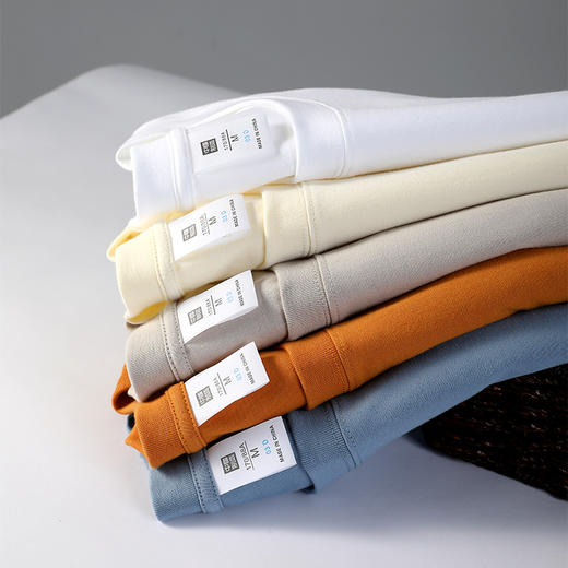 【79.9元到手3件！】  重磅新疆长绒棉短袖圆领云柔水光T恤 多色百搭 听友亲选实测！打底衫 男女纯棉T恤，选择颜色+尺码，加入购物车合并付款即可享受优惠（单拍不发货~） 商品图4