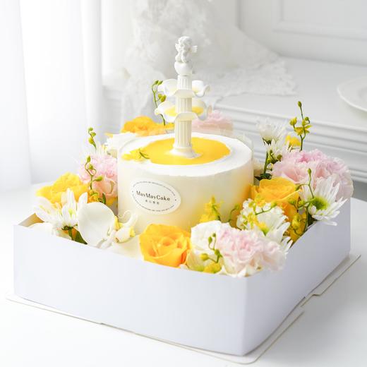 许愿池·黄玫瑰蛋糕（喷泉）【C5047】 商品图0