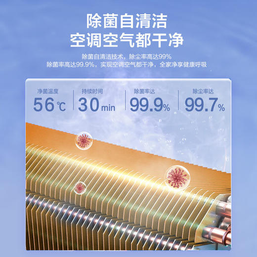 海尔节能风 大1.5匹空调  升级大风口 一键PMV 除菌自清洁 节能省电 12分贝底噪 APP远程智控 电量统计 独立除湿 智能化霜 一级能效KFR-35GW/C200-1 商品图2